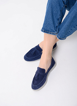 Лоферы Лора с кисточками