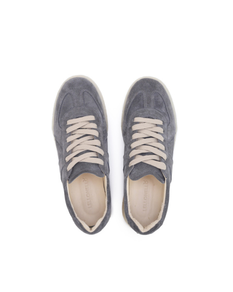 Кеды серые замша 3