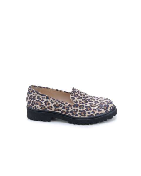 829 лоферы беж леопард 2